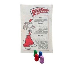 Who Framed Roger Rabbit Board Game RARE Vintage 1987 Milton Bradley