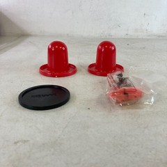 Vintage 80s 90s Air Hockey Kit Blue Goals Red Handles