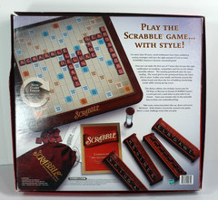 Scrabble Deluxe Edition Board Game Milton Bradley 4034. 100% Complete With Parts