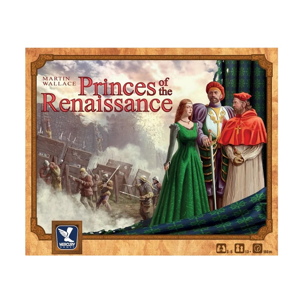 Mercury Games: Princes of the Renaissance Board Game NEW, SEALED in box