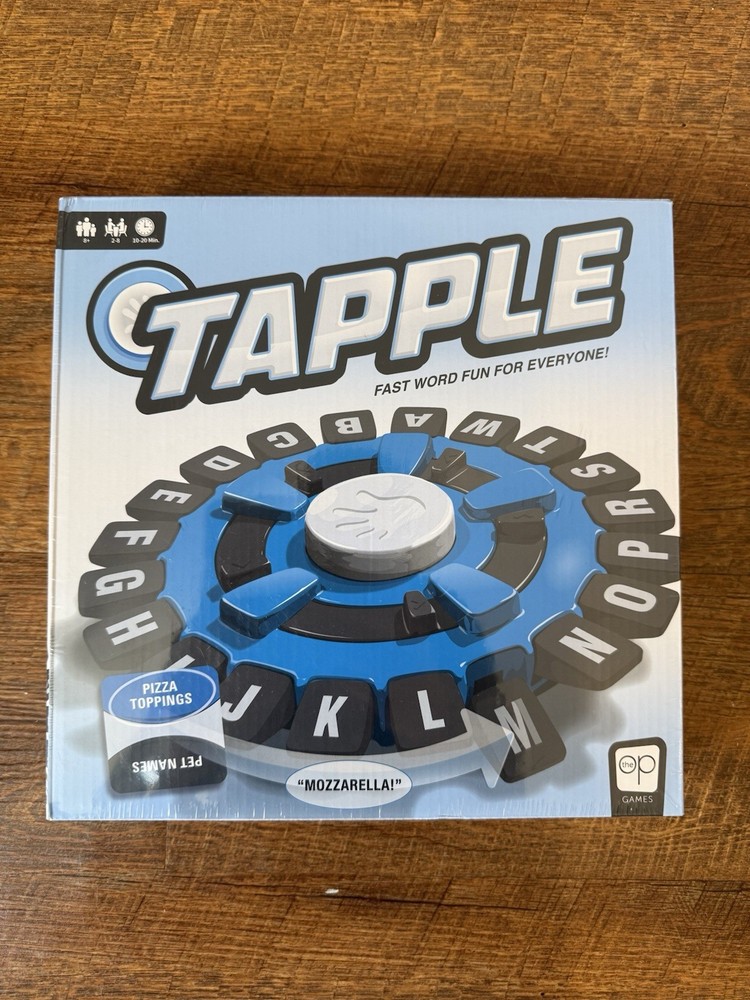 TAPPLE Board Game, Brand New & Sealed Fast-Paced Family Word Game- By Usaopoly