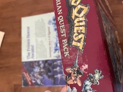 1992 Milton Bradley Hero Quest Barbarian Quest Pack, Complete W/Box + Extras