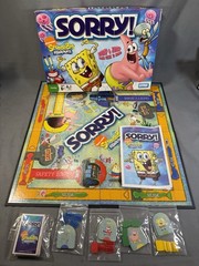 SpongeBob SquarePants Board Game Lot. Sorry Operation Trivial Pursuit Scene It