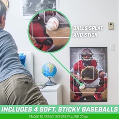 GoSports Pitch N’ Stick Kids Baseball Pitching Game – Choose Between Wall Pos…