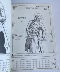 Lost Worlds Fantasy Combat Book Game Dwarf in Chainmail with Sheet 1983 RPG 1003