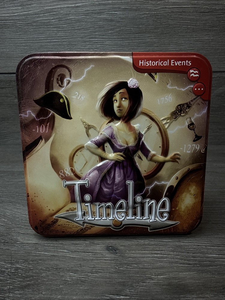Timeline – Historical Events Card Game (2013) COMPLETE w/ all 110 Cards Asmodee