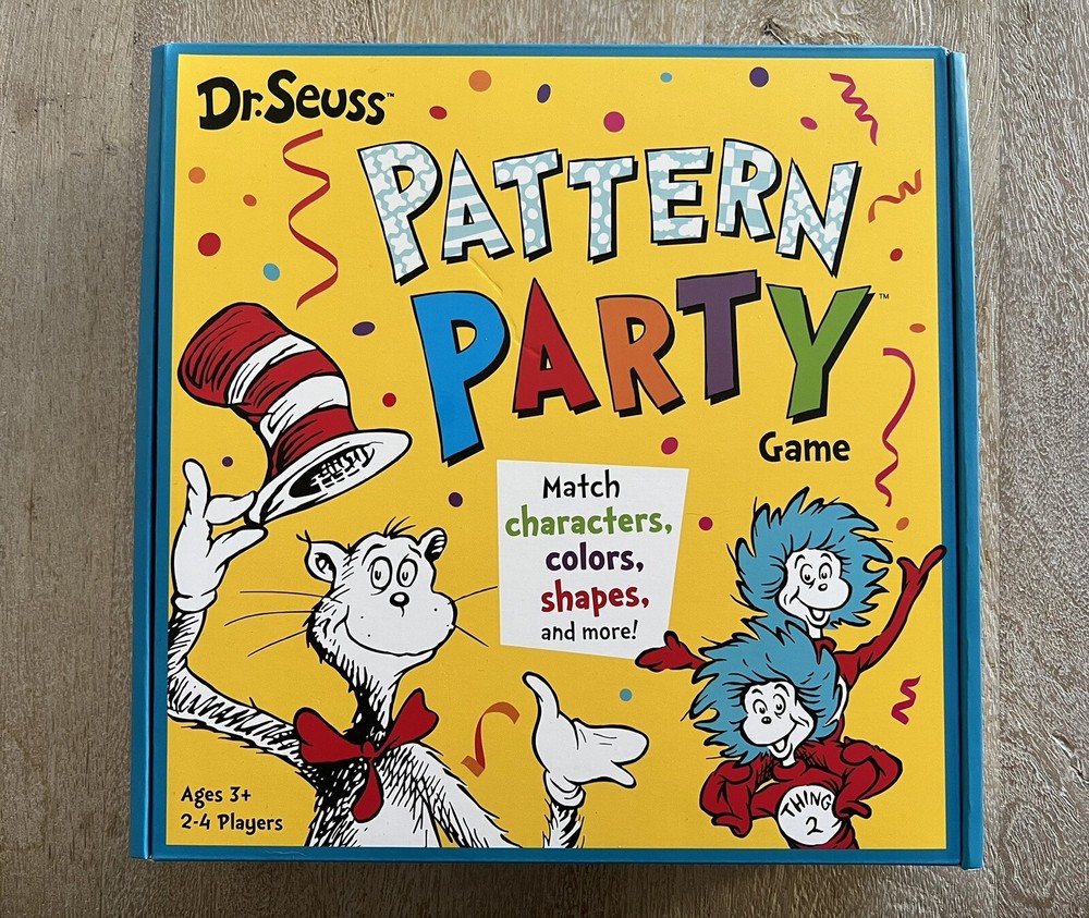 Funko Games Dr. Seuss Pattern Party Education Board Game Brand New