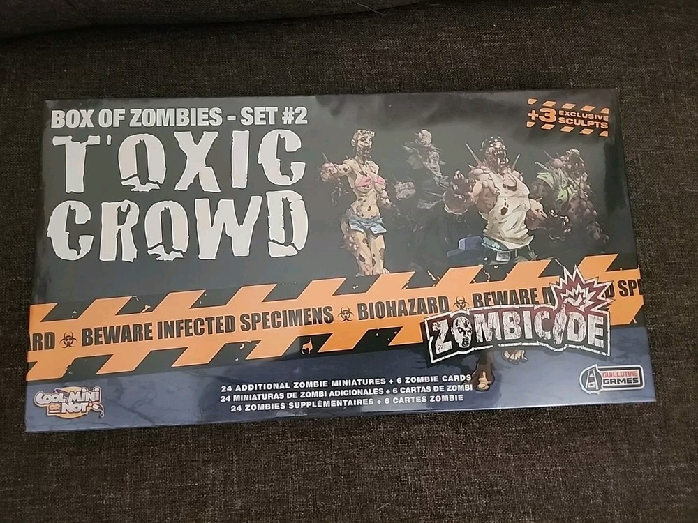 Zombicide: Box of Zombies Set 2 – Toxic Crowd Expansion CMON BRAND NEW / Sealed