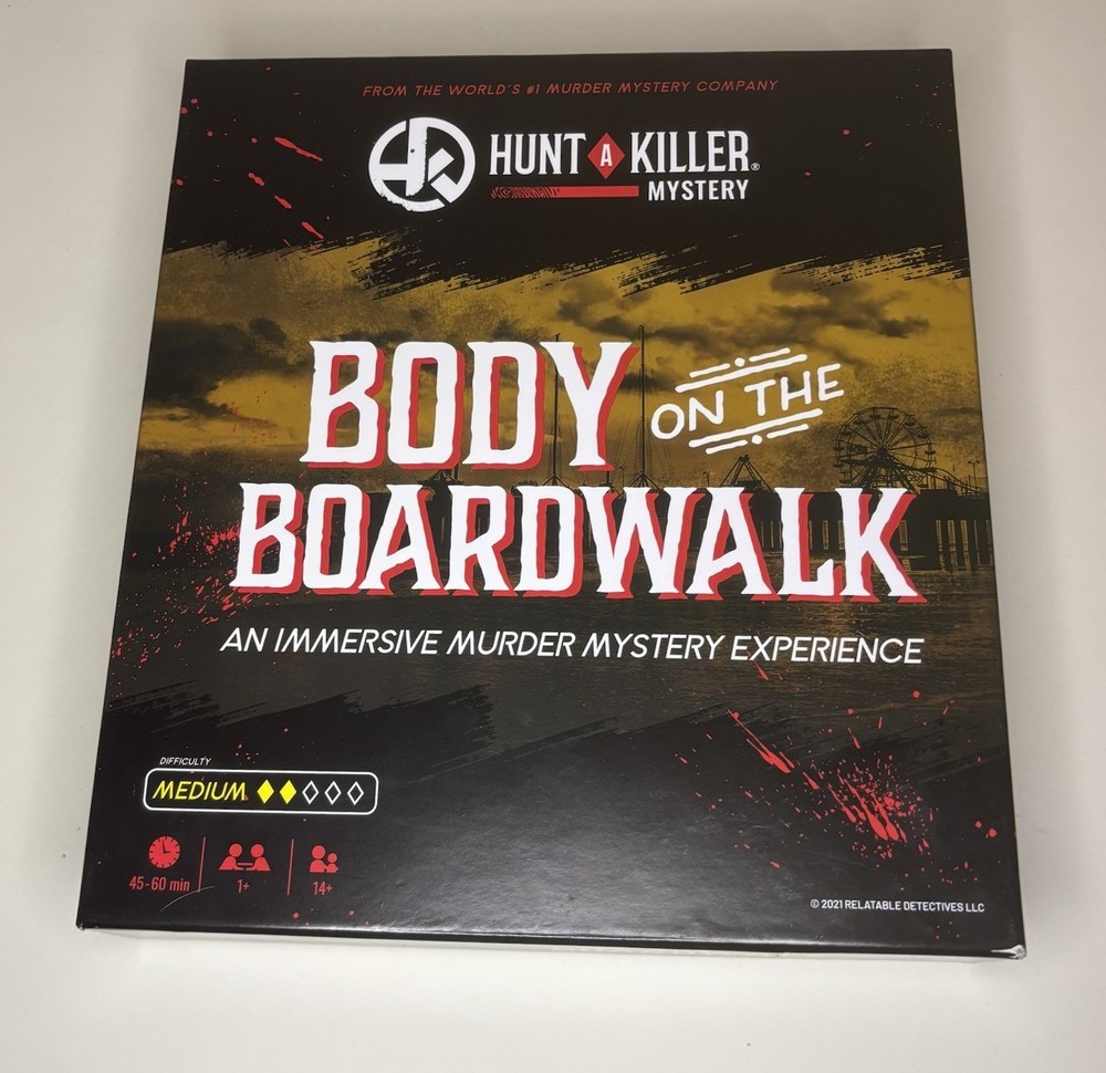 Hunt A Killer: Body on the Boardwalk – Immersive Murder Mystery Game – Complete