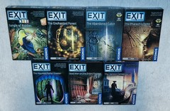 EXIT The Game Lot Of 7 – Excellent Condition Escape Jigsaw Puzzle Games Kosmos