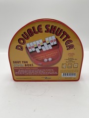 Blue Orange Games Double Shutter Dice Game Tin Box Ages 8-Adult 1-4 Players