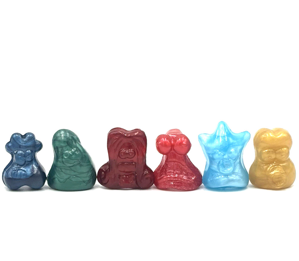 Lot of ORIGINAL 1996 Mixed color Metallic Toothpaste Gogos Crazy Bones