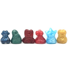 Lot of ORIGINAL 1996 Mixed color Metallic Toothpaste Gogos Crazy Bones
