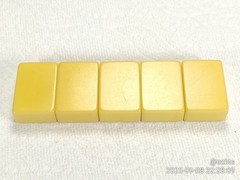 4 Rare Bakelite Catalin MahJong Mah Jongg Flowers tiles Excellent Condition 9dia