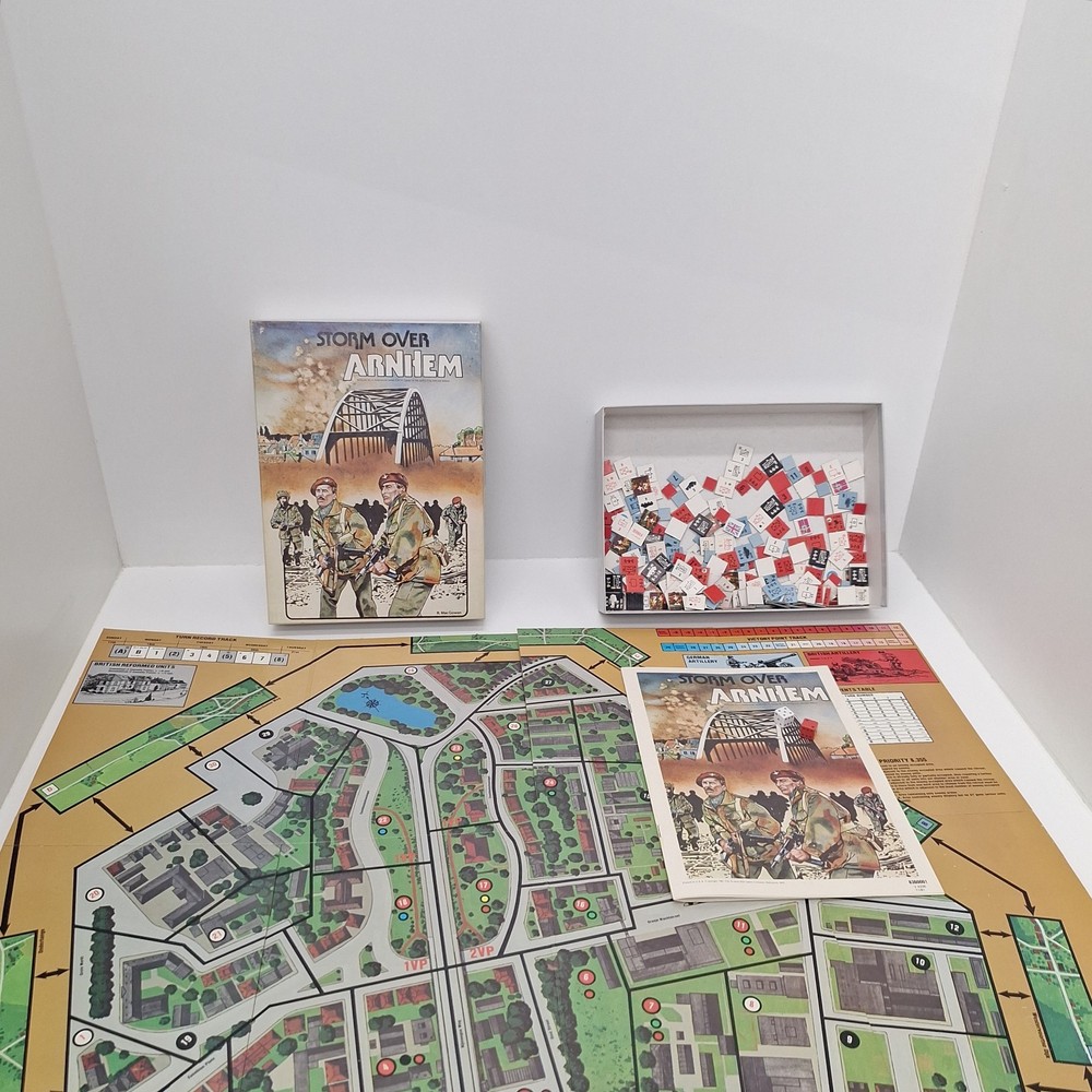 Avalon Hill Storm Over Arnhem War Board Game 1981 2 Players Age 12+ 12-16 17+