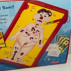 Milton Bradley Operation Game with Cards 2003 Kids 6 years and up USED .