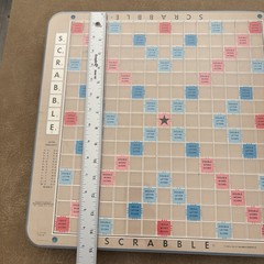 Vintage 1977 Scrabble Deluxe Edition Set Board Turntable Selchow Righter