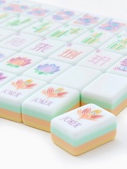 American Mahjong Game Set, 160 New Royal Yellow Layered Mahjong