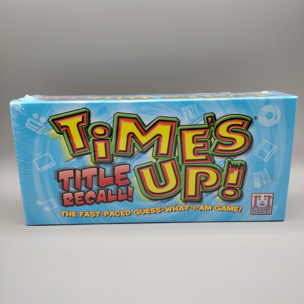 Time’s Up! Title Recall R&R Board Games the Fast-Paced Guess-What-I-Am Game 2009