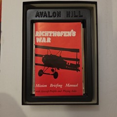 Richthofen’s War Avalon Hill Bookcase Game ~1972 Unpunched