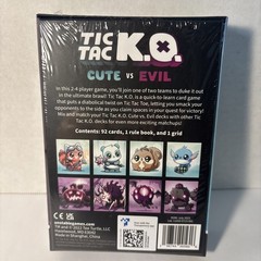 New Tic Tac KO Cute vs Evil Card Game 8+ K.O. 2-4 Players Unstable Games Sealed