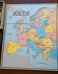 Out of the Box 10 Days in Europe Board Game Pre-Owned 100% Complete