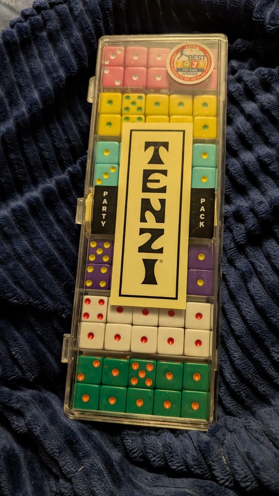 TENZI Party Pack Dice Game 6 Various Random Colors Fast Family Carma Games, LLC