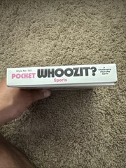 Vintage POCKET WHOOZIT SPORTS STRATEGY PICTURE GAME USA #165 Babe Ruth EUC VTG