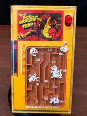 Tomy Coleco Pocketfuls Dragon Trap Handheld Game Vintage 1987