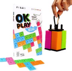 Family-Friendly Tile Game: Multicolored, Waterproof, Perfect for Traveling