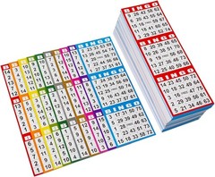 Ultimate Bingo Set: 1000 Durable Cards with Bold Numbers – No Duplicates