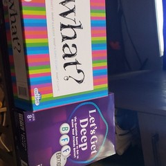 What? + Lets Get Deep Board Game pack