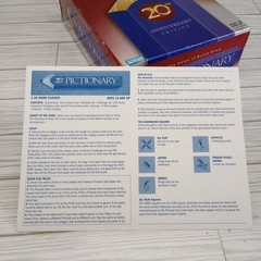 Pictionary The Game of Quick Draw 20th Anniversary Edition Parker Brother Hasbro