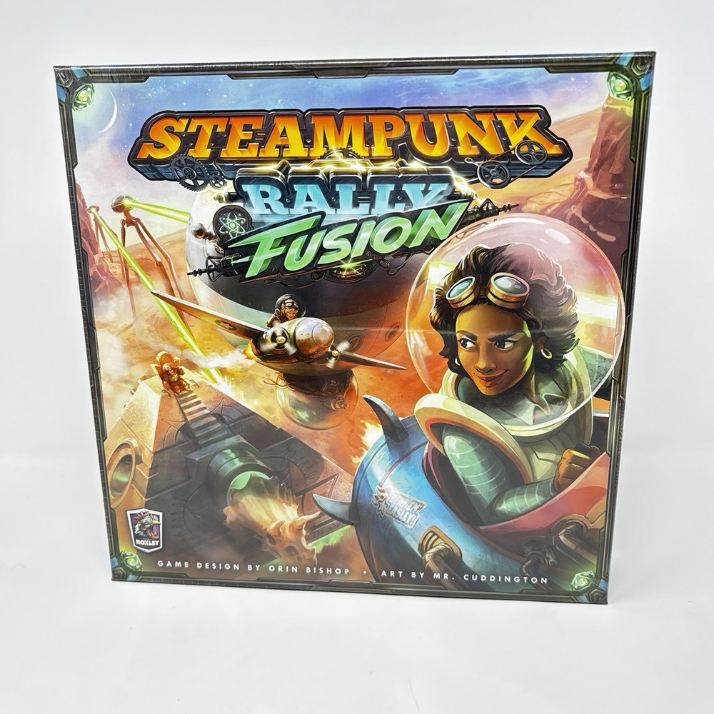 Roxley Boardgame Steampunk Rally Fusion SEALED Grin Bishop 2020