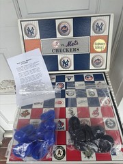 MLB Yankees vs Mets Checkers Game 1997 Subway Series Big League NIB Vintage