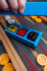 Cube-Tower™ Backgammon Doubling Cube Display & Storage Tower – Choose Color