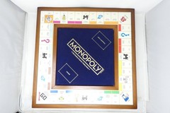 Monopoly Luxury Edition Adult Collectible Wooden Cabinet (Open Box: READ Full)