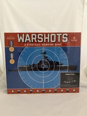 NEW WARSHOTS Strategic Drinking Game Sealed 2 Players Battleship Adult