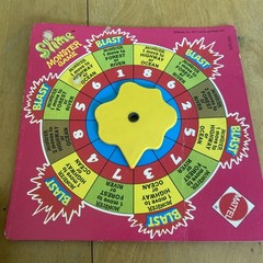 Rare Vintage Slime Monster Game 2387 Mattel 1977 Board Game Toy Read