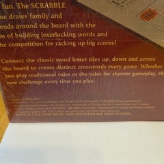 Scrabble Hasbro Board Game Vantage Sealed 2001