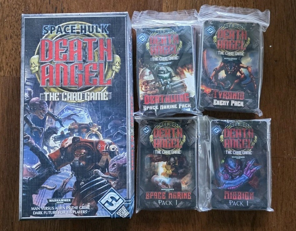 Space Hulk: Death Angel Card Game and 4 Expansions FFG Out of Print