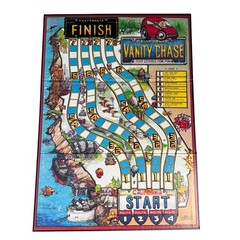 Patomike California Vanity Chase Board Game Unisex Vintage 1988