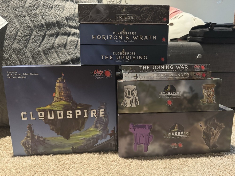 Cloudspire Huge Collection w/ Various Expansions, Minis