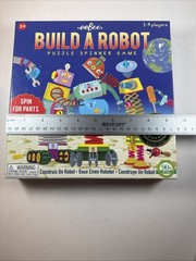 Eeboo Build a Robot Spinner Board Game ~ 2015 ~ New And Sealed ~ 1-4 Players