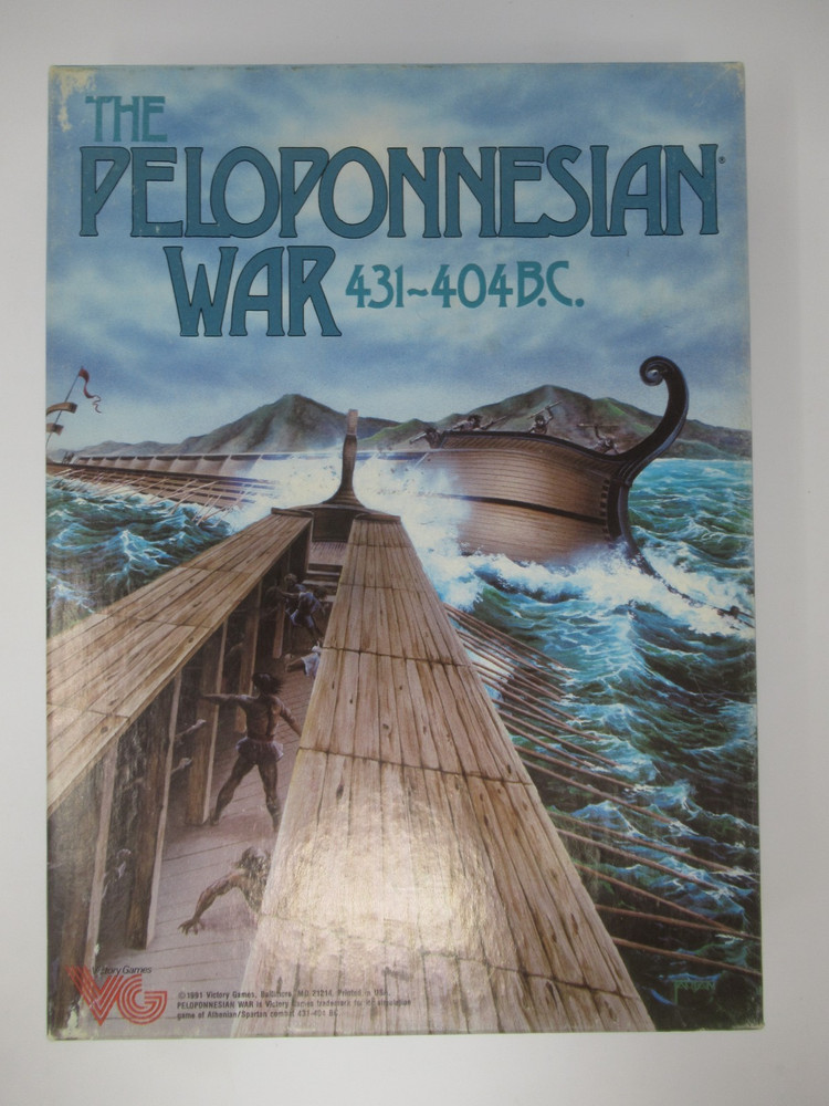 The Peloponnesian War 431-404 BC Board Game Victory Games 1991 Complete Sparta