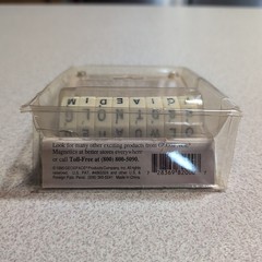 Word Spin Scramble 1995 Hand Held Word Game by Geospace 1 or More Players NEW