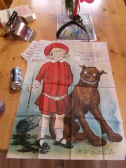BUSTER BROWN CLOTH NECKTIE PARTY PIN ON GAME by S&R Rare Complete