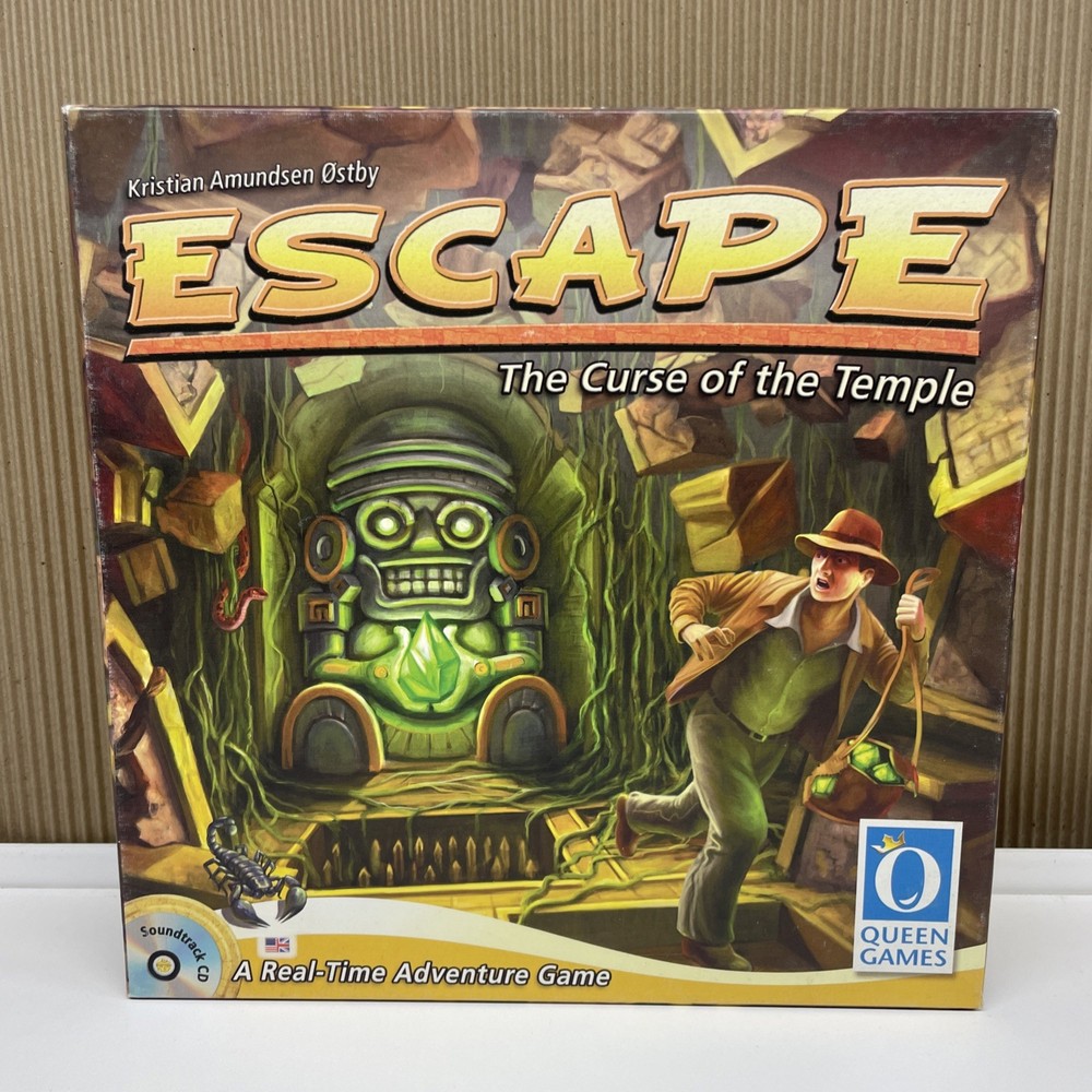 Escape Curse of The Temple Board Game Queen Games Real Time Adventure Family
