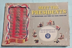 1950 SELCHOW & RIGHTER Co. NEW YORK NY MEET THE PRESIDENTS Quiz Game Complete