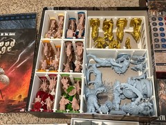 CMON Blood Rage Kickstarter Exclusives Board Game Lot + Expansions + Insert